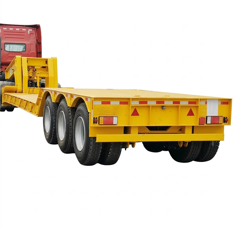 Tri Axle 50T aftagelig svanehals trailer